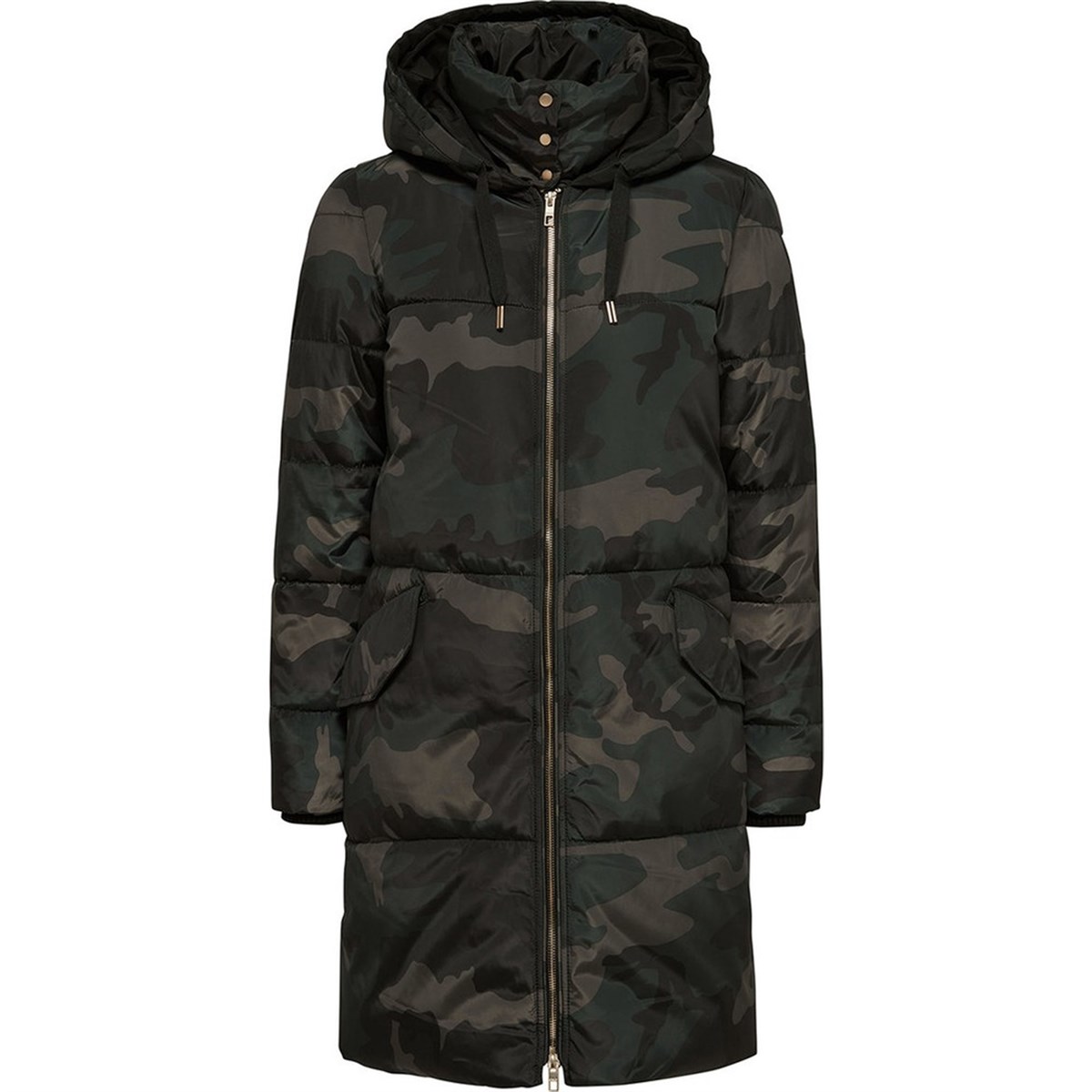 15140793NEBIMV3NEBIMV3|15140793|MoonlessONLY onlEDINA LONG NYLON COAT OTW KADIN MONT-Moonless Night