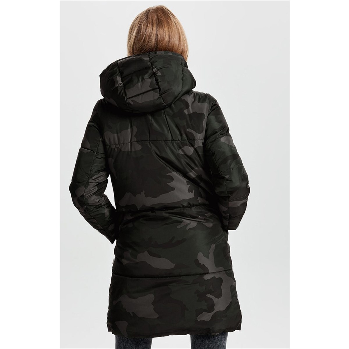 15140793NEBIMV3NEBIMV3|15140793|MoonlessONLY onlEDINA LONG NYLON COAT OTW KADIN MONT-Moonless Night
