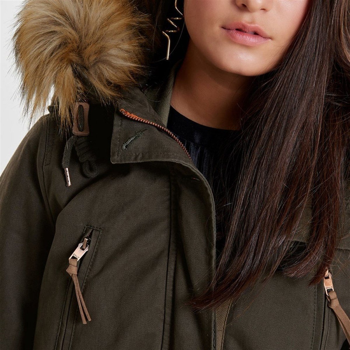 15139305NEBIMV3NEBIMV3|15139305|PeatONLY onlEMMA FUNCTIONAL 2-1 PARKA OTW KADIN MONT-Peat