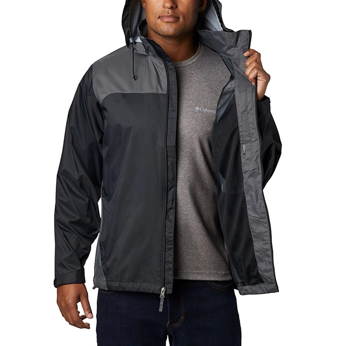 RE2015Columbia Glennaker Lake Rain Jacket Siyah