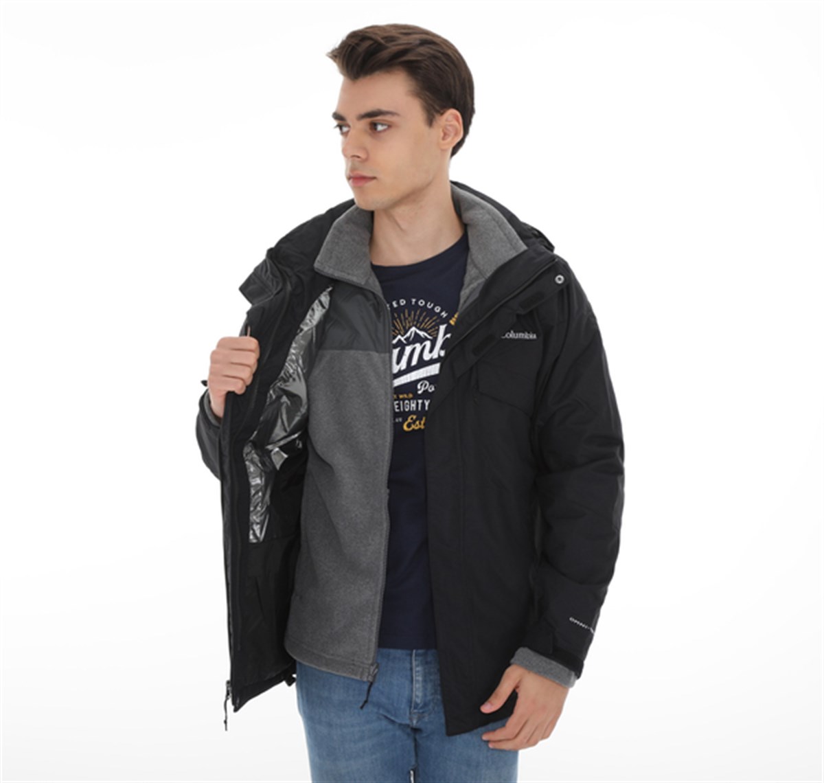 WO1273NEBIMV3NEBIMV3|WO1273|SiyahCOLUMBIA WO1273 BUGABOO™ II FLEECE INTERCHANGE JACKET ERKEK MONT-SİYAH
