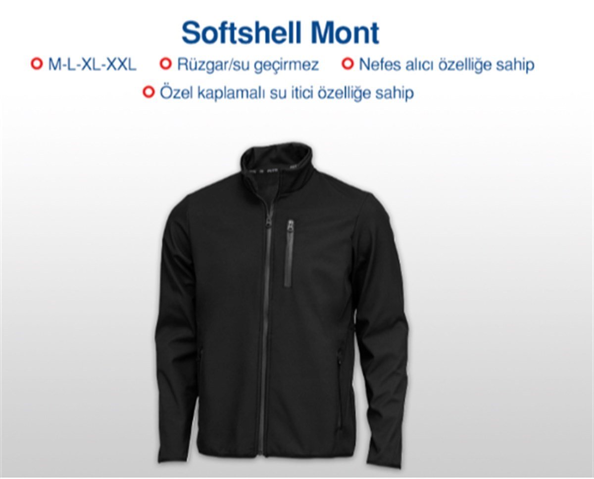 2811500NEBIMV3NEBIMV3|2811500|SİYAHFUTTİ SOFTSHELL ERKEK MONT-SİYAH
