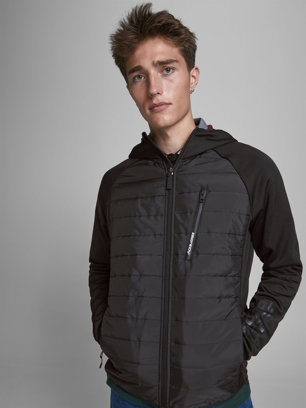 12175493Jack & Jones Jcotoby Twist Hybrid Erkek Mont 12175493