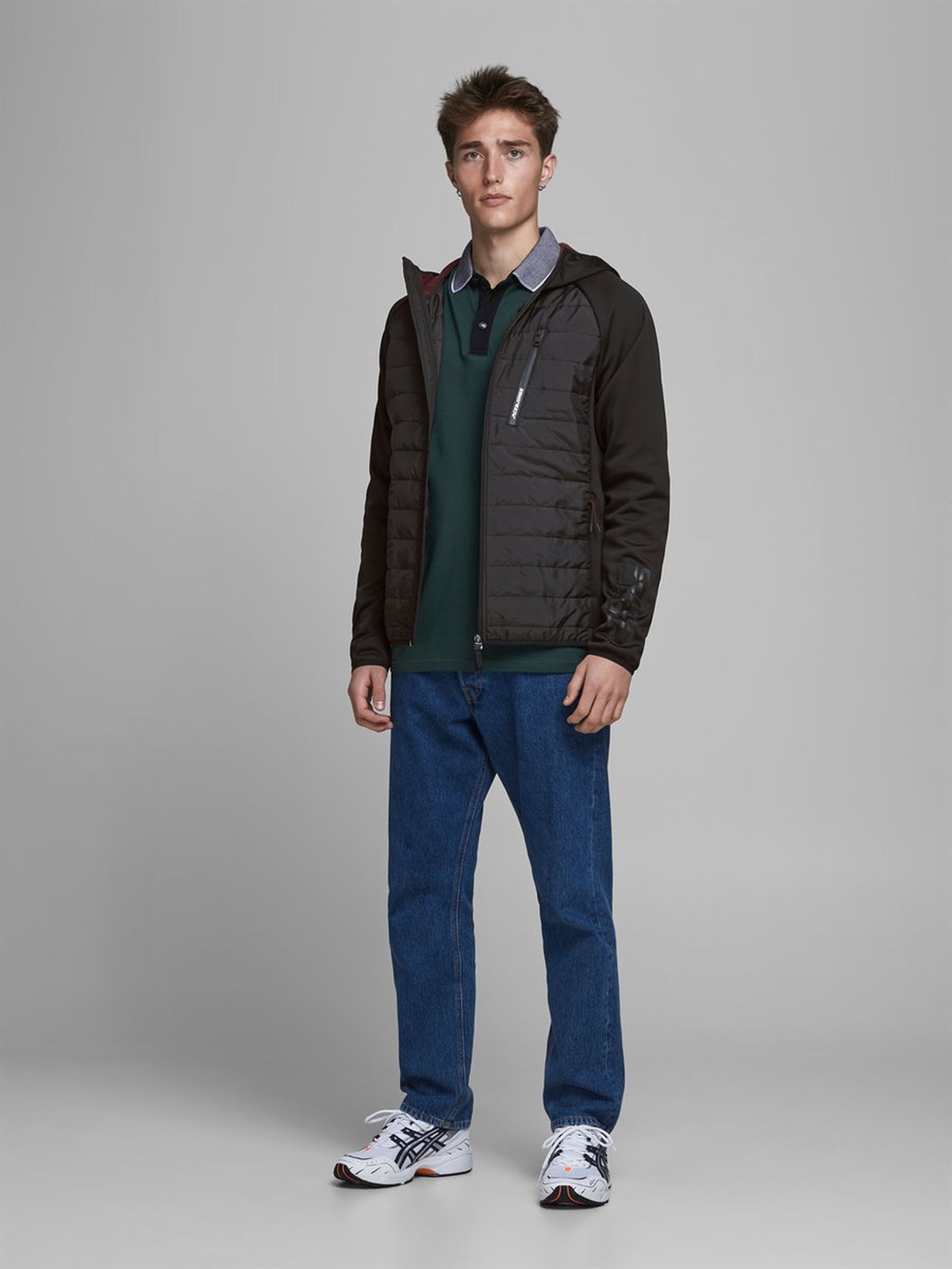 12175493Jack & Jones Jcotoby Twist Hybrid Erkek Mont 12175493