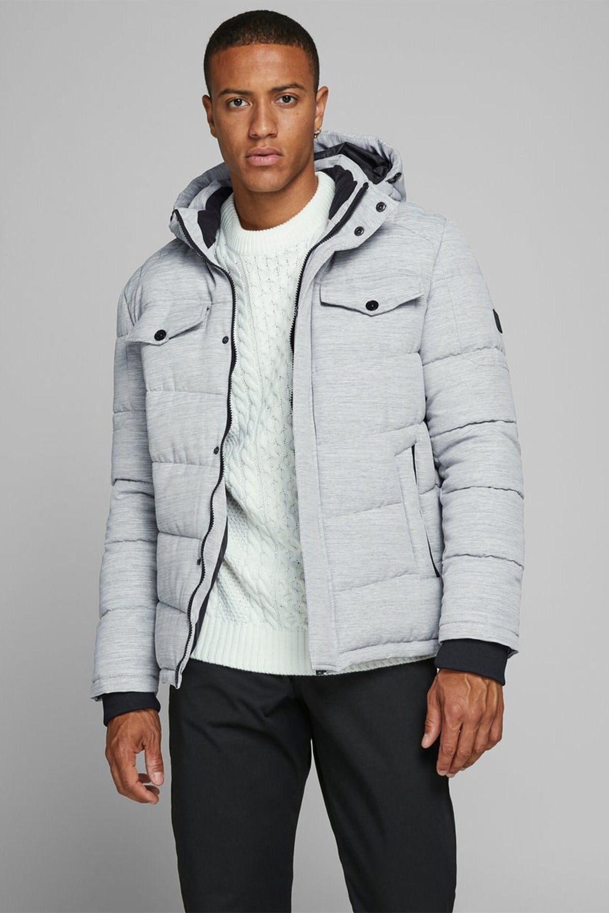 12173872Jack & Jones Jjregan Puffer Erkek Mont 12173872