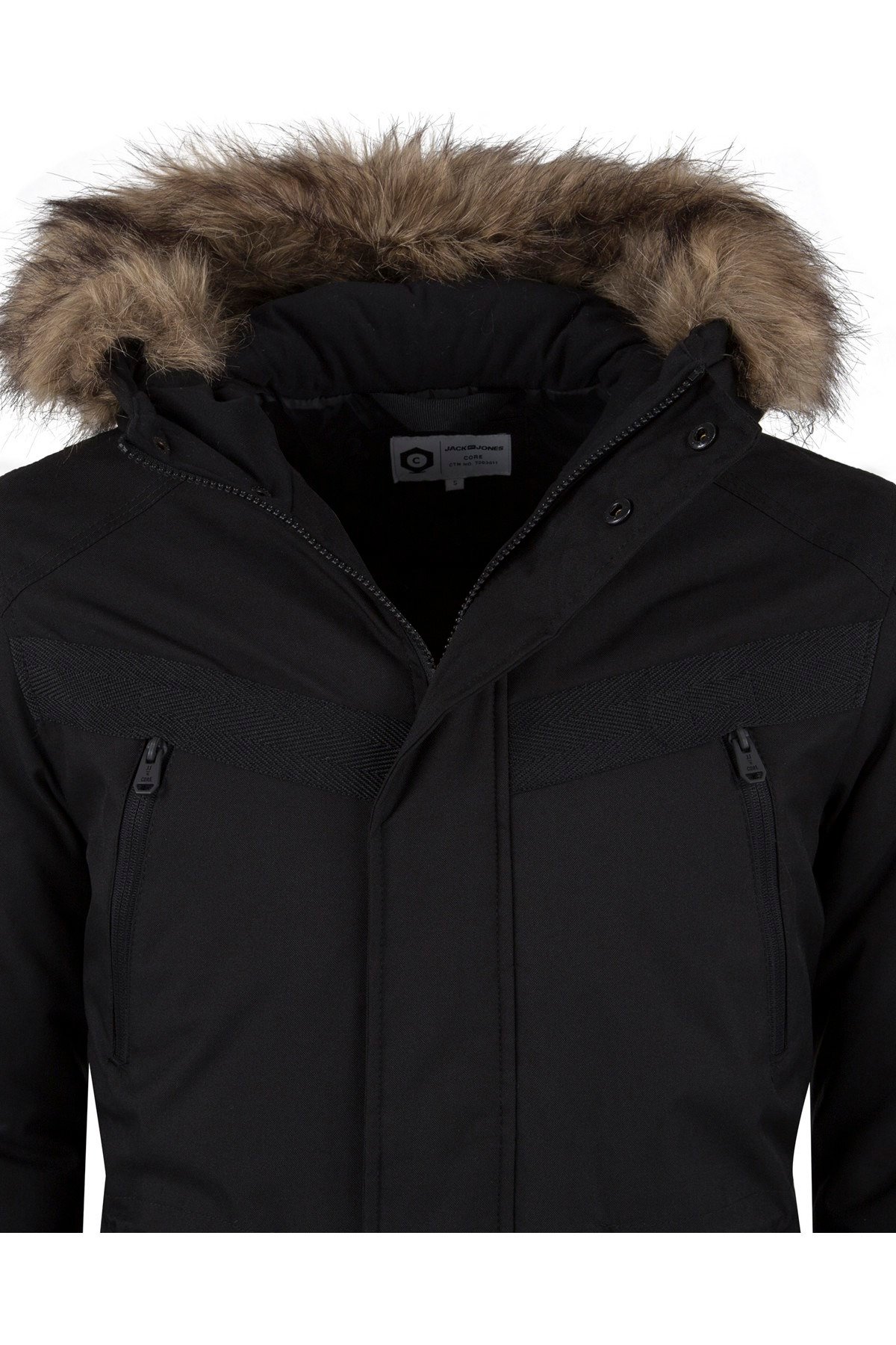 12138130NEBIMV3NEBIMV3|12138130|BlackJACK & JONES JCOEARTH PARKA ERKEK MONT-Black Denim