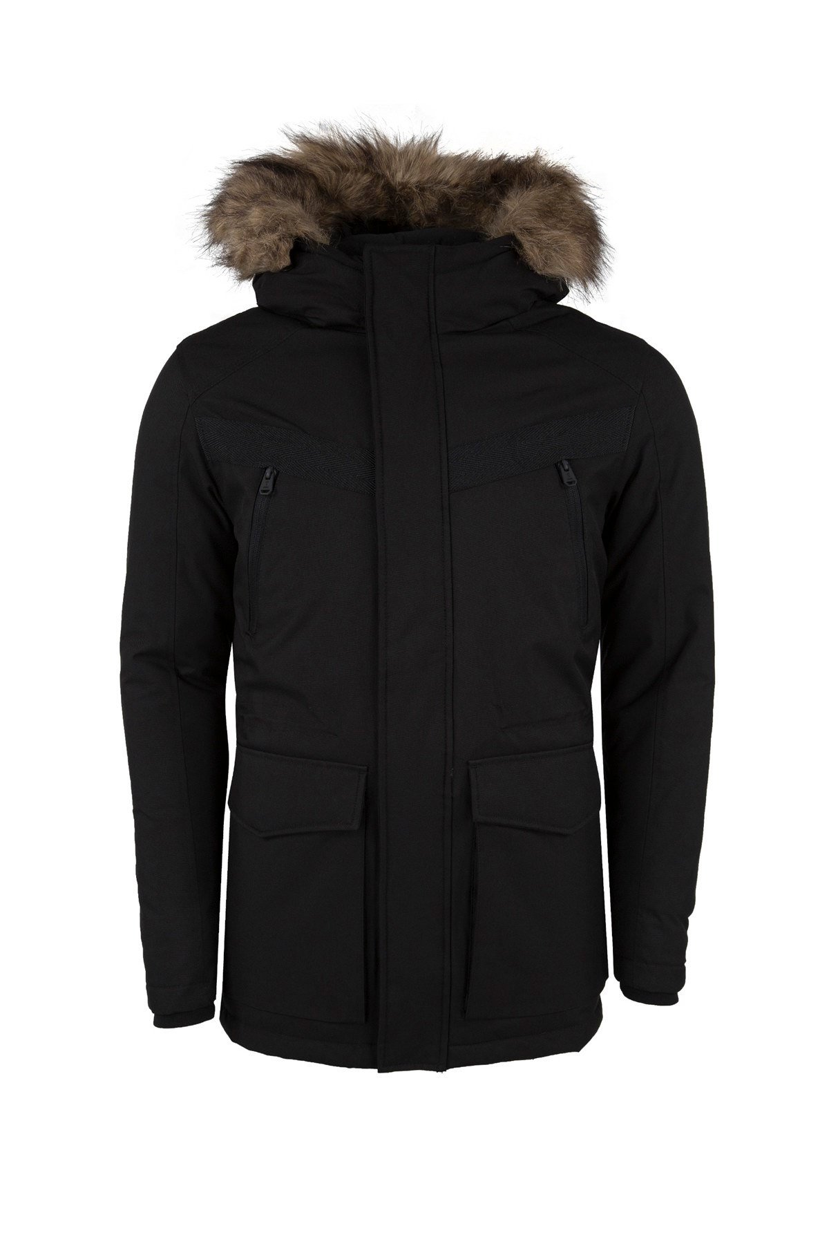 12138130NEBIMV3NEBIMV3|12138130|BlackJACK & JONES JCOEARTH PARKA ERKEK MONT-Black Denim