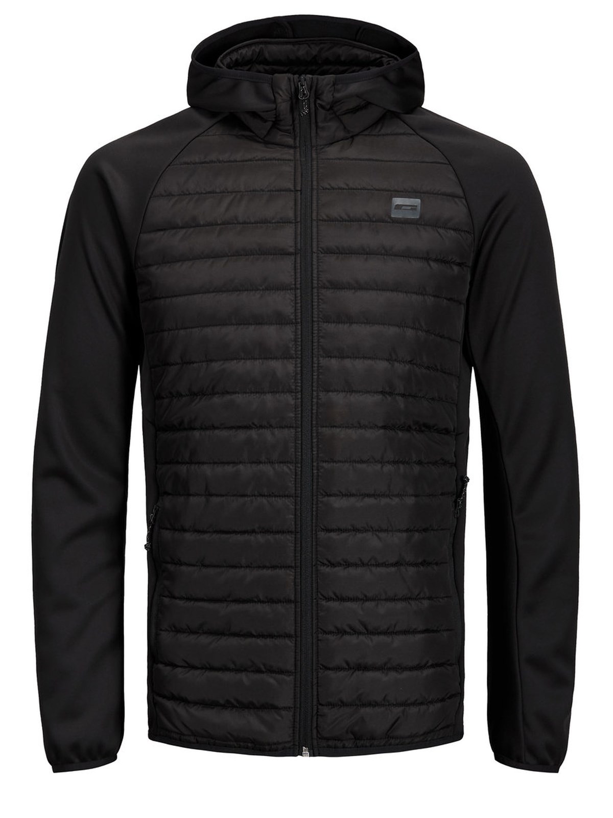 12110590NEBIMV3NEBIMV3|12110590|BlackJACK & JONES JCOMULTI QUILTED JACKET NOOS ERKEK MONT-Black Denim