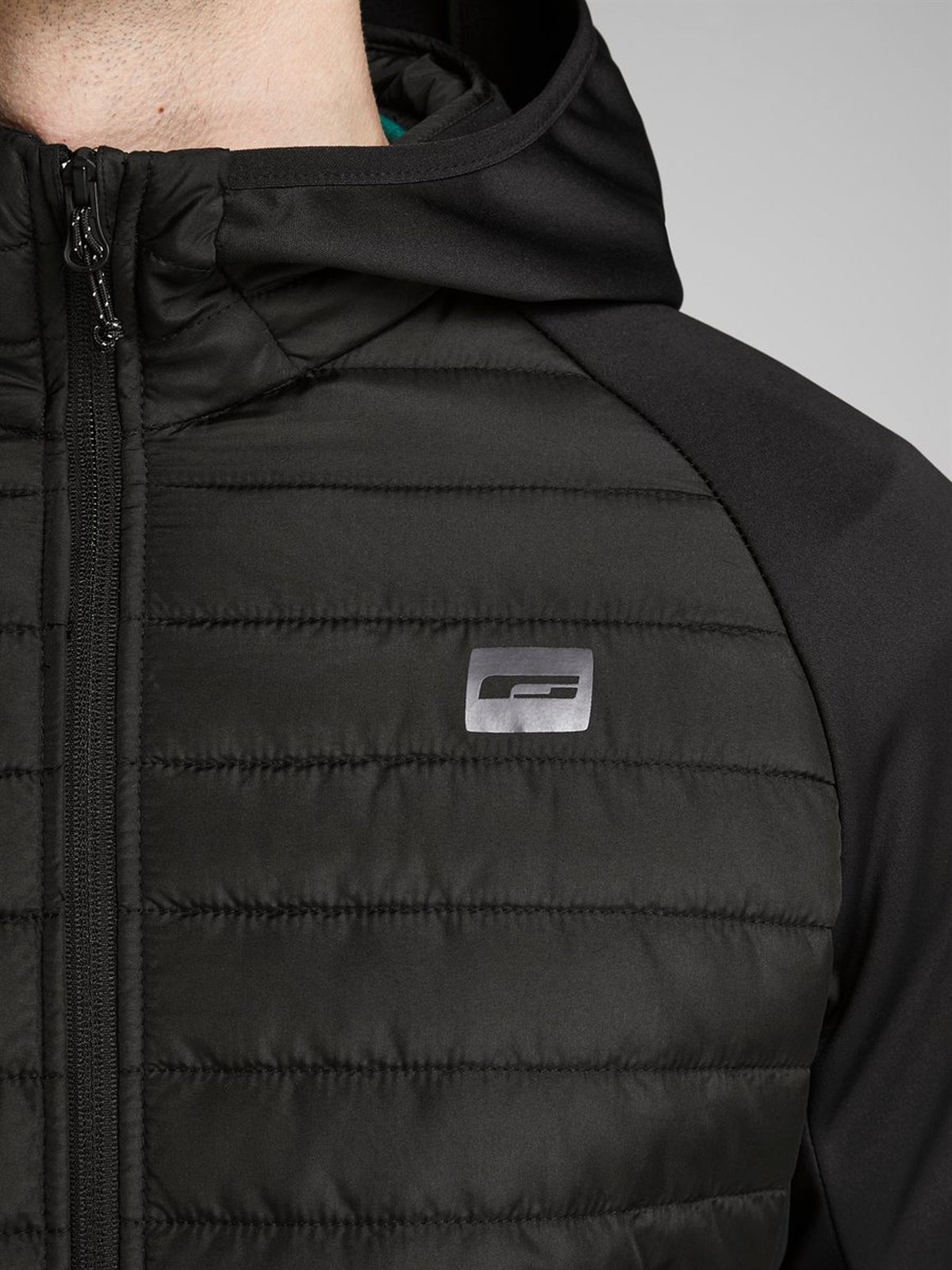 12110590NEBIMV3NEBIMV3|12110590|BlackJACK & JONES JCOMULTI QUILTED JACKET NOOS ERKEK MONT-Black Denim