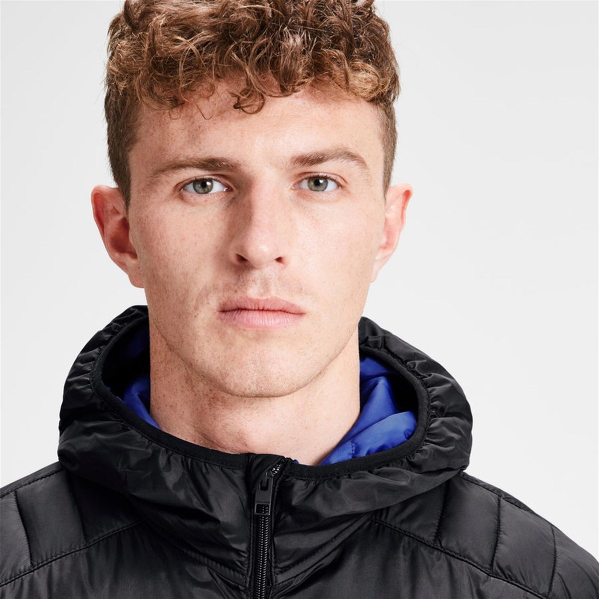 12138349NEBIMV3NEBIMV3|12138349|BlackJACK & JONES JORBEND LIGHT PUFFER ERKEK MONT-Black Denim