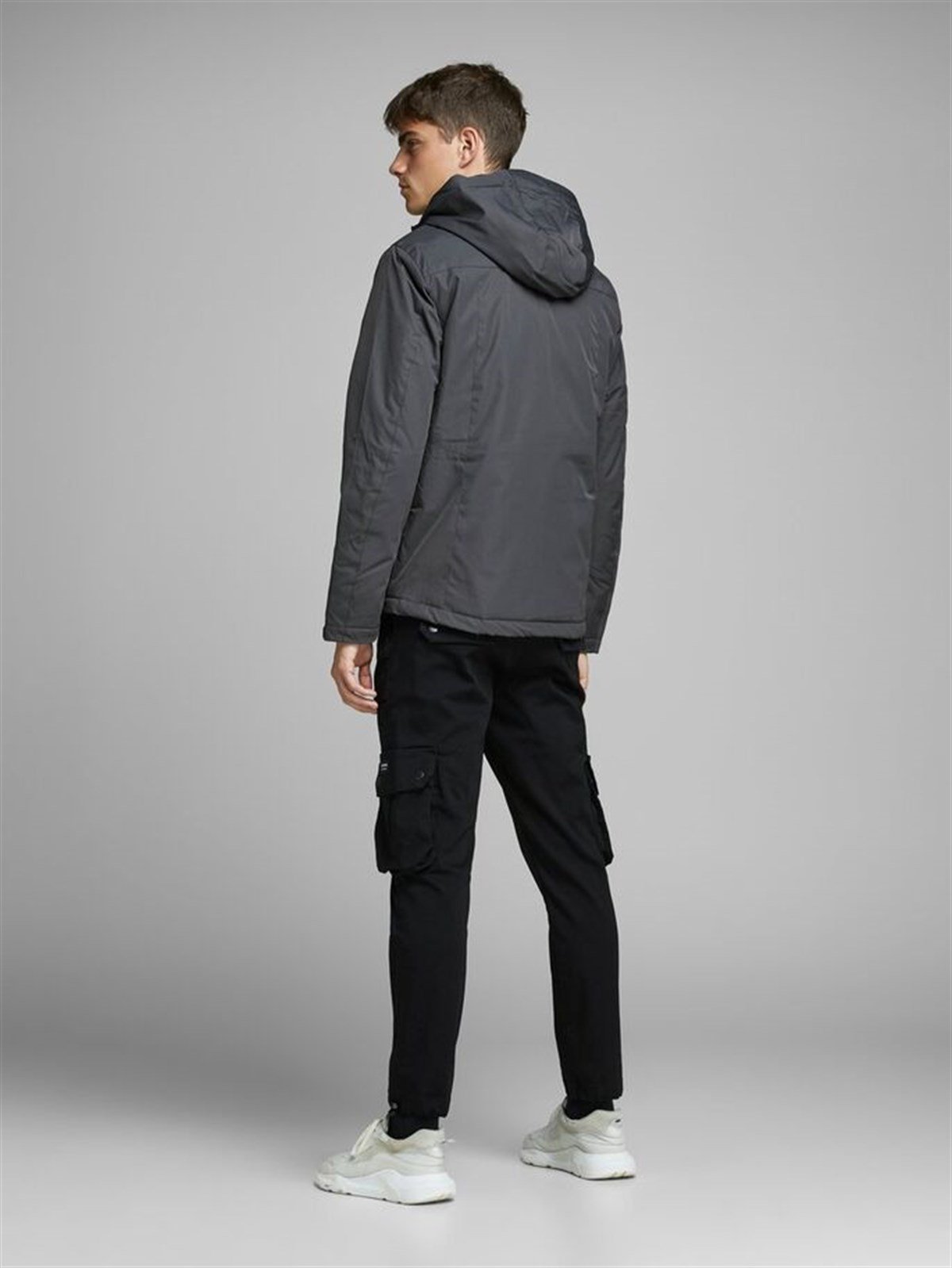 12140297NEBIMV3NEBIMV3|12140297|AsphaltJACK&JONES JCOBEST JACKET ERKEK MONT-Asphalt