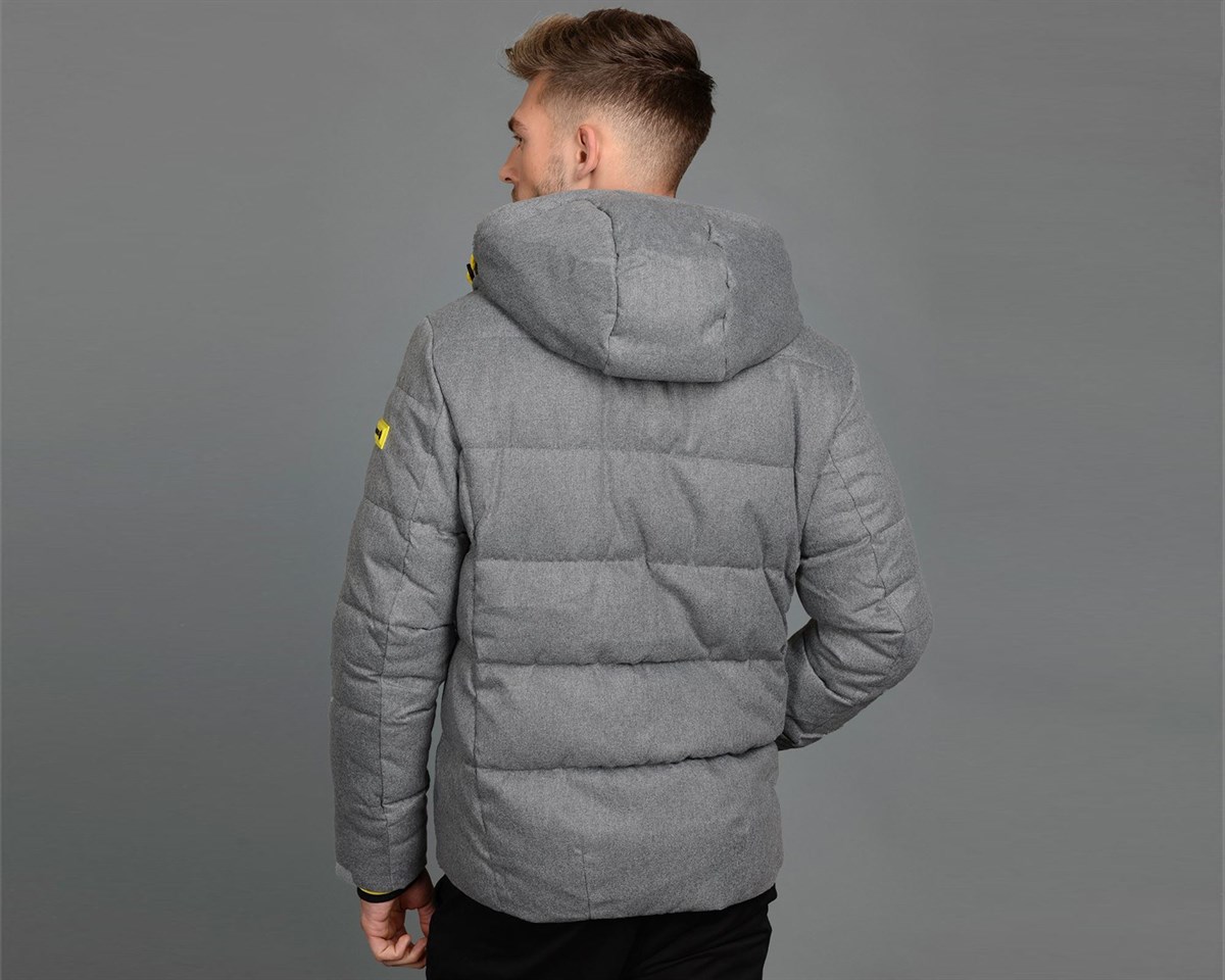 12157682NEBIMV3NEBIMV3|12157682|GMelJACK&JONES JCOFRED PUFFER ERKEK MONT - 12157682-Grey Melange