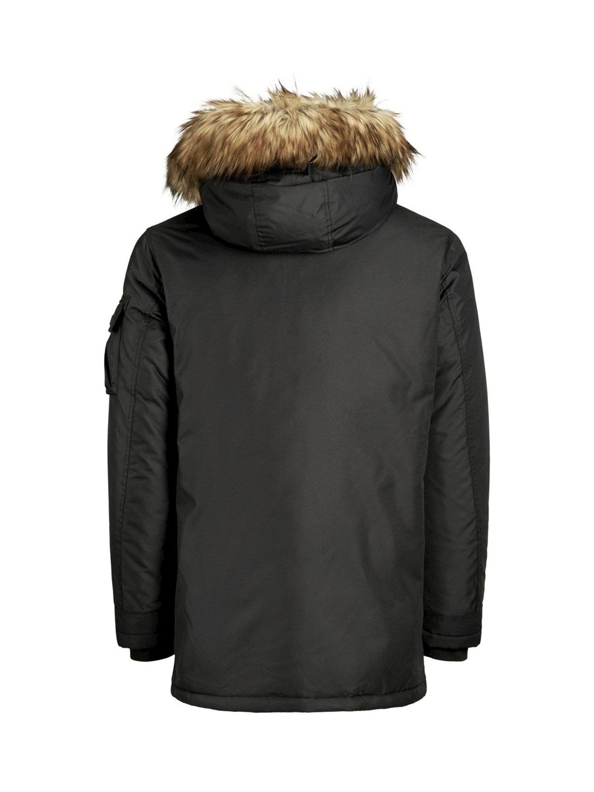 12156093NEBIMV3NEBIMV3|12156093|BlackJACK&JONES JCOGLOBE PARKA ERKEK MONT - 12156093-BLACK