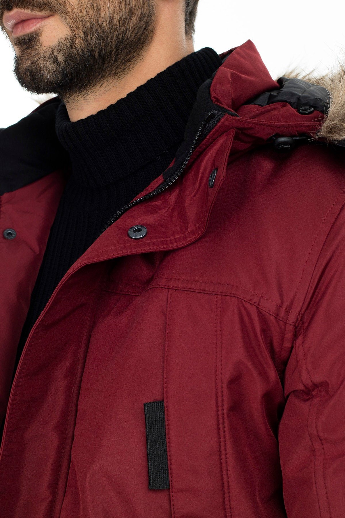 12164917Jack&Jones Jcohollow Parka Erkek Mont