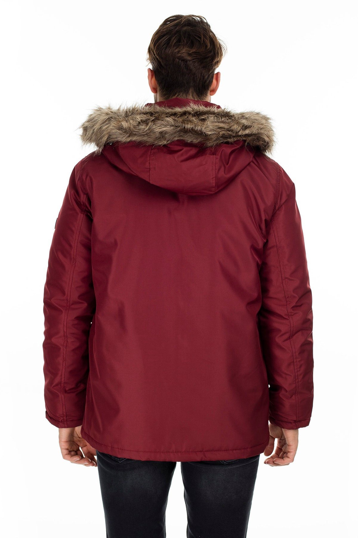 12164917Jack&Jones Jcohollow Parka Erkek Mont