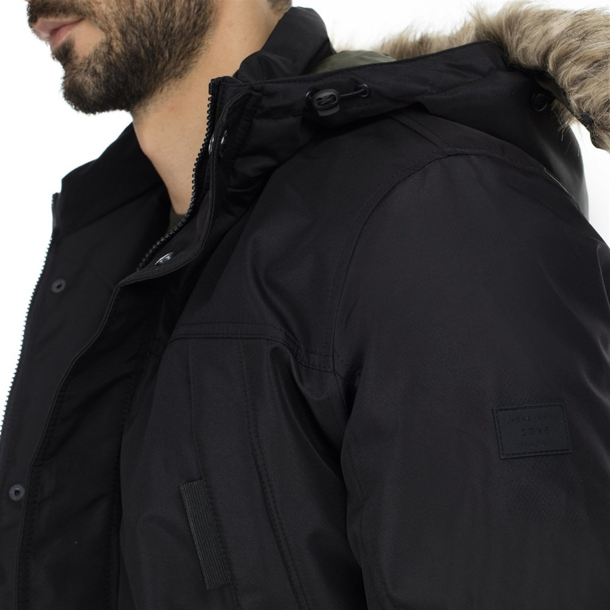 12164917NEBIMV3NEBIMV3|12164917|BlackJACK&JONES JCOHOLLOW PARKA ERKEK MONT-BLACK