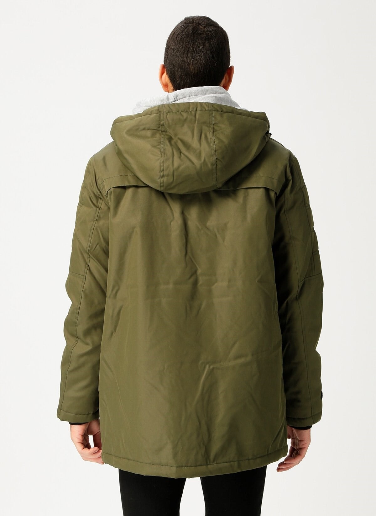 12157728NEBIMV3NEBIMV3|12157728|ForestJACK&JONES JCOSILBER PARKA ERKEK MONT-Forest Night
