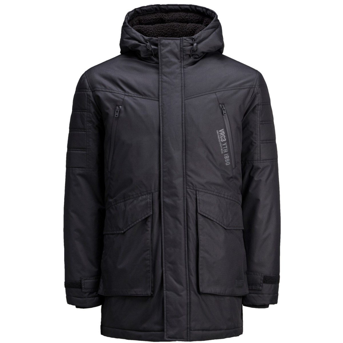 12157728NEBIMV3NEBIMV3|12157728|BlackJACK&JONES JCOSILBER PARKA ERKEK MONT-BLACK