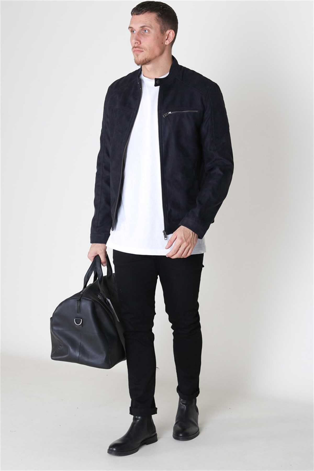 12147218NEBIMV3NEBIMV3|12147218|JBlackJACK&JONES JJEROCKY JACKET NOOS ERKEK MONT - 12147218-Jet Black