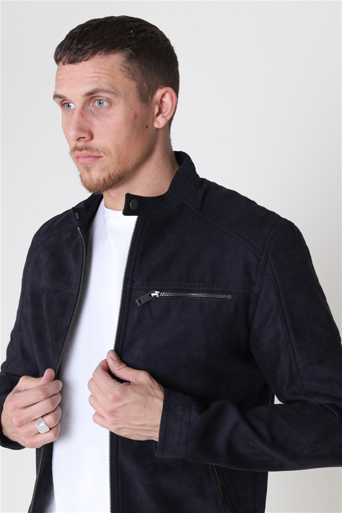12147218NEBIMV3NEBIMV3|12147218|JBlackJACK&JONES JJEROCKY JACKET NOOS ERKEK MONT - 12147218-Jet Black