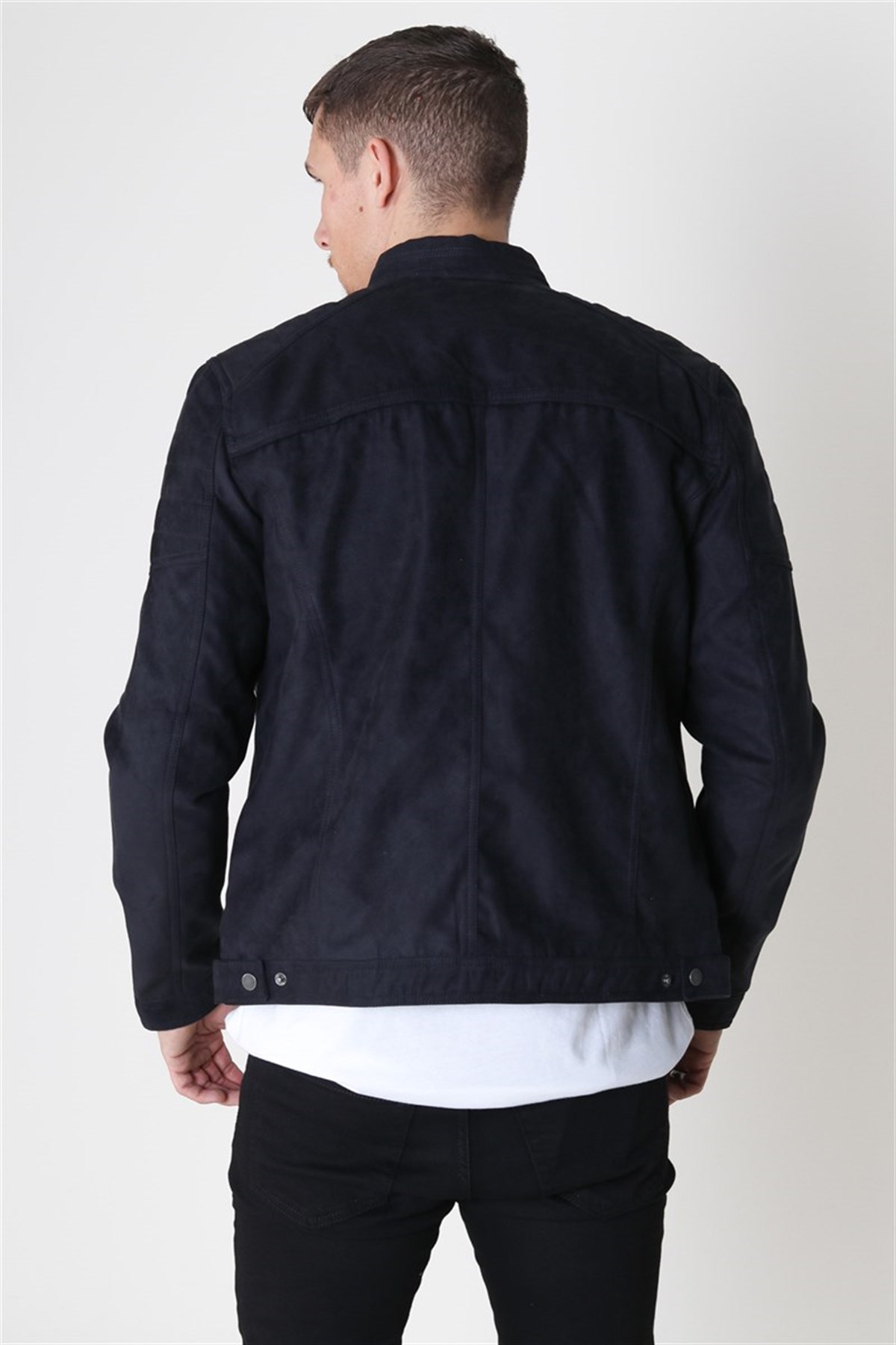 12147218NEBIMV3NEBIMV3|12147218|JBlackJACK&JONES JJEROCKY JACKET NOOS ERKEK MONT - 12147218-Jet Black