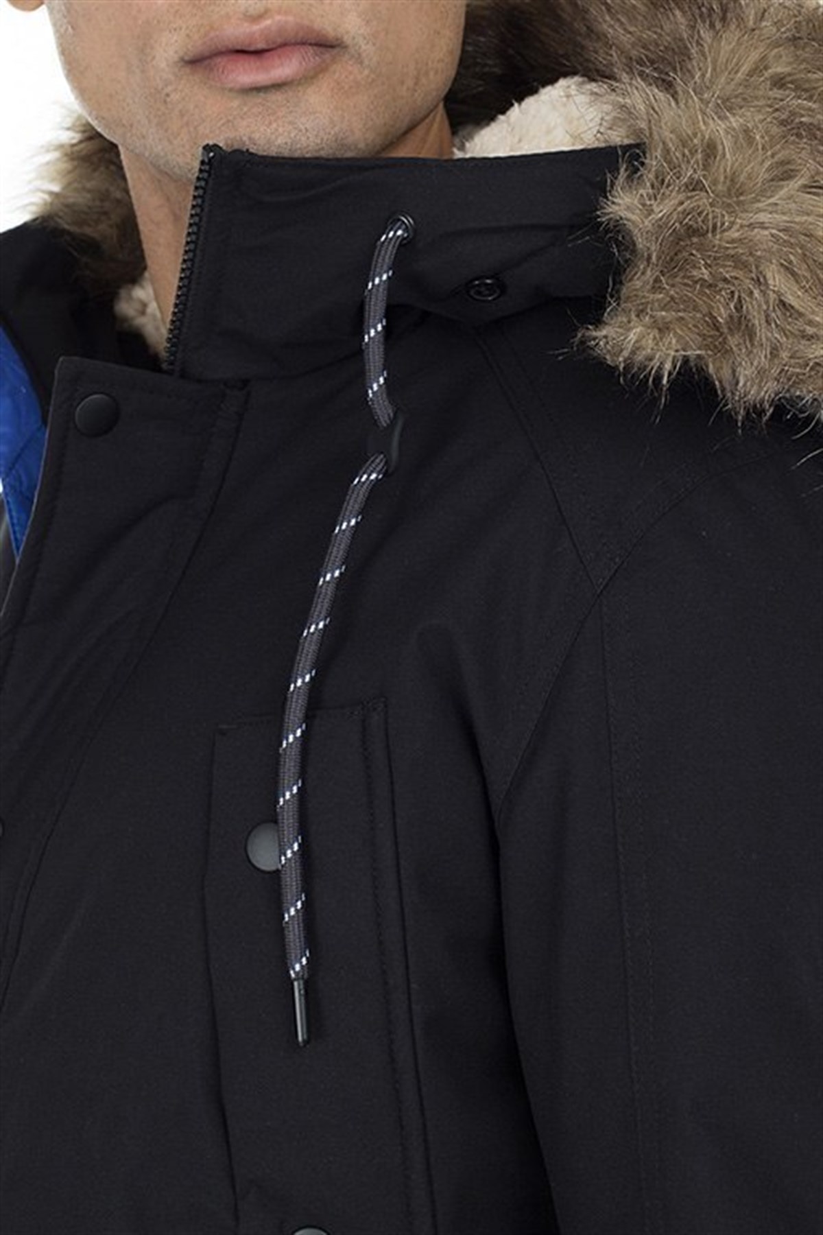 12156113NEBIMV3NEBIMV3|12156113|BlackJACK&JONES JOREXPLORE PARKA JACKET STS ERKEK MONT - 12156113-BLACK