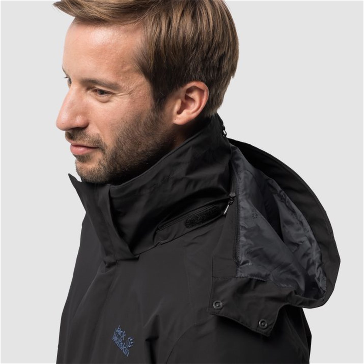 1110191NEBIMV3NEBIMV3|1110191|10011JACK WOLFSKIN SEVEN PEAKS JACKET MEN ERKEK OUTDOOR CEKETİ-Black