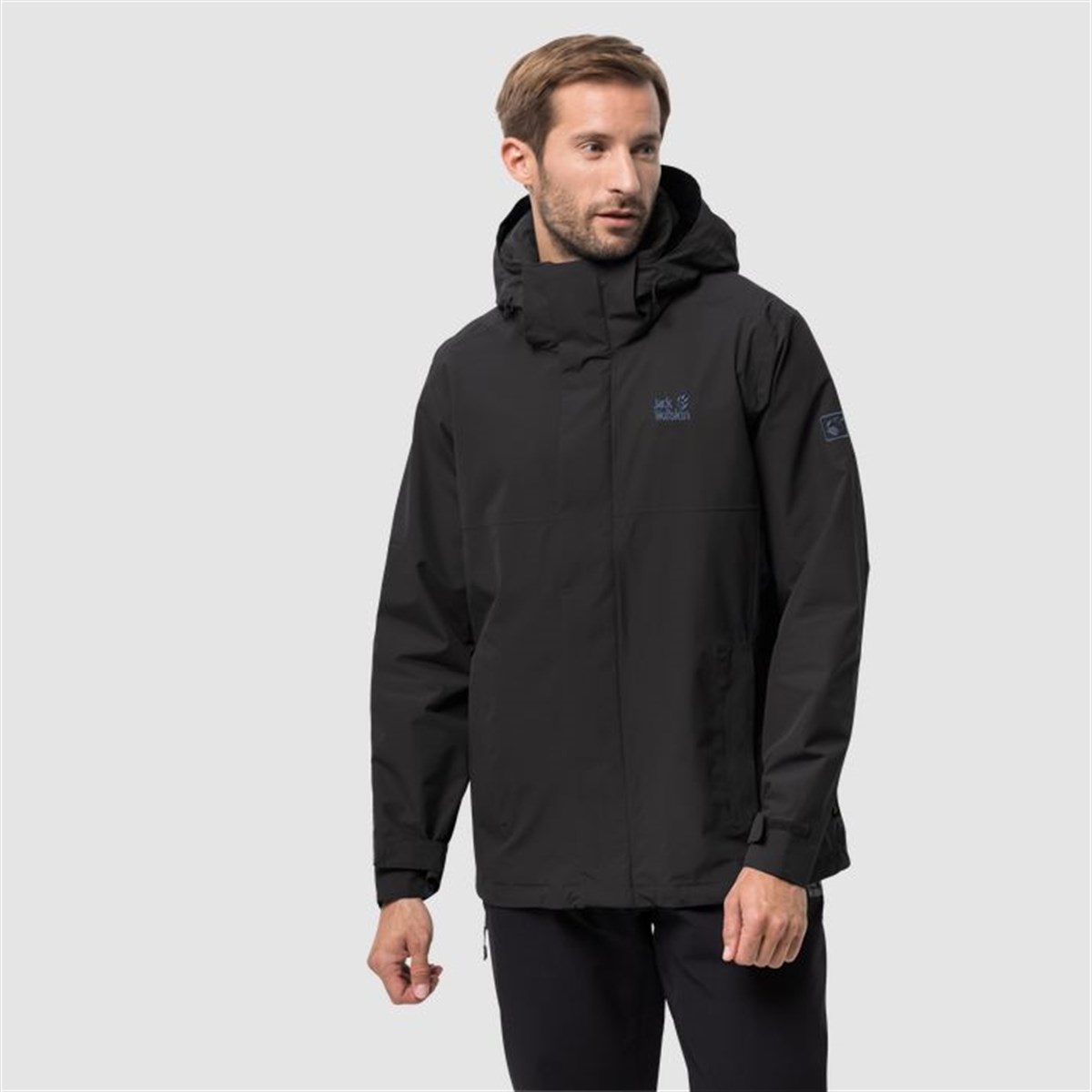 1110191NEBIMV3NEBIMV3|1110191|10011JACK WOLFSKIN SEVEN PEAKS JACKET MEN ERKEK OUTDOOR CEKETİ-Black