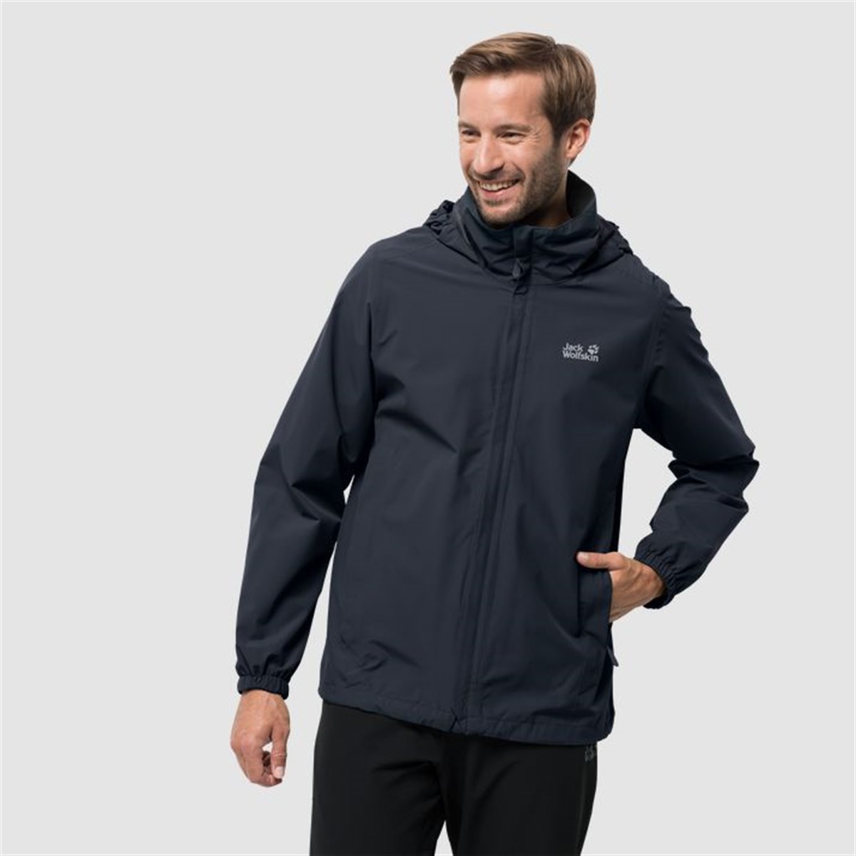 1111141NEBIMV3NEBIMV3|1111141|16459JACK WOLFSKIN STORMY POINT JACKET M ERKEK OUTDOOR CEKETİ-night blue