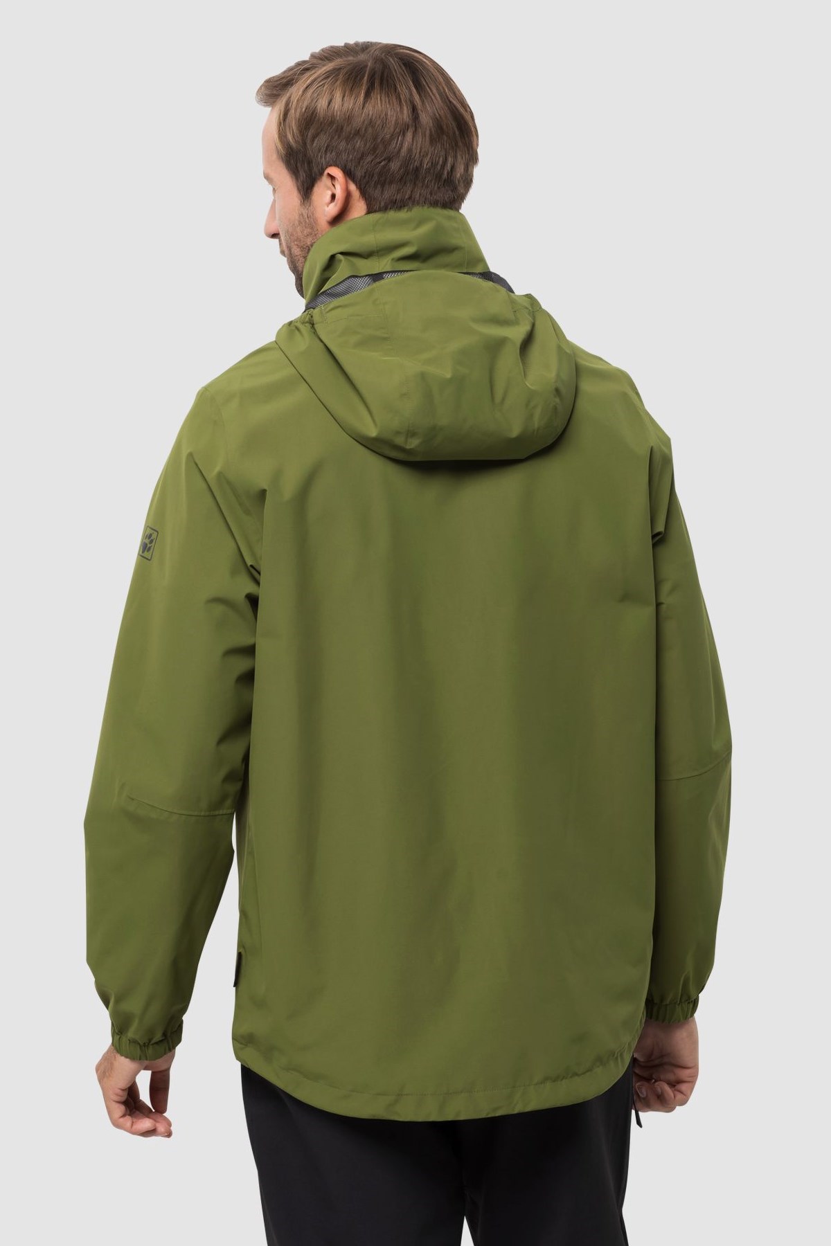 1111141NEBIMV3NEBIMV3|1111141|18226JACK WOLFSKIN STORMY POINT JACKET M ERKEK OUTDOOR CEKETİ-cypress green