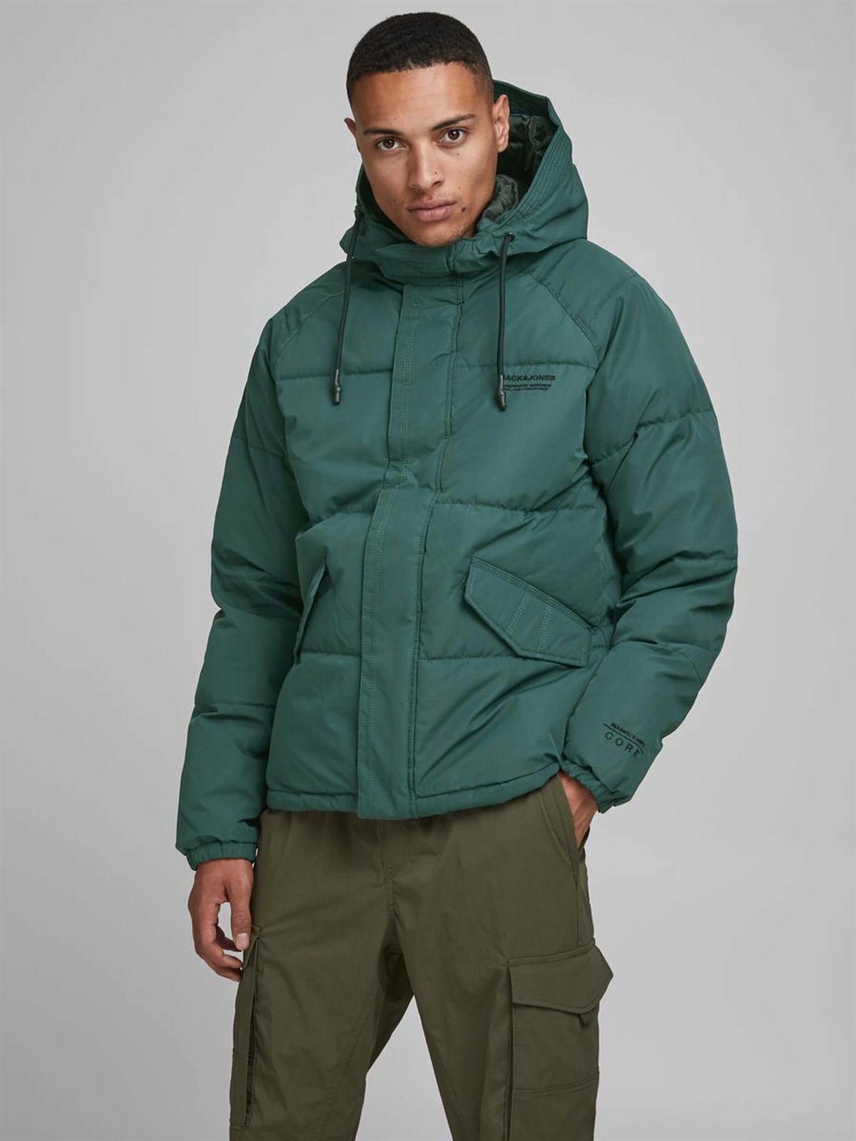 12178729Jack & Jones Jcotrant Puffer Erkek Mont 12178729
