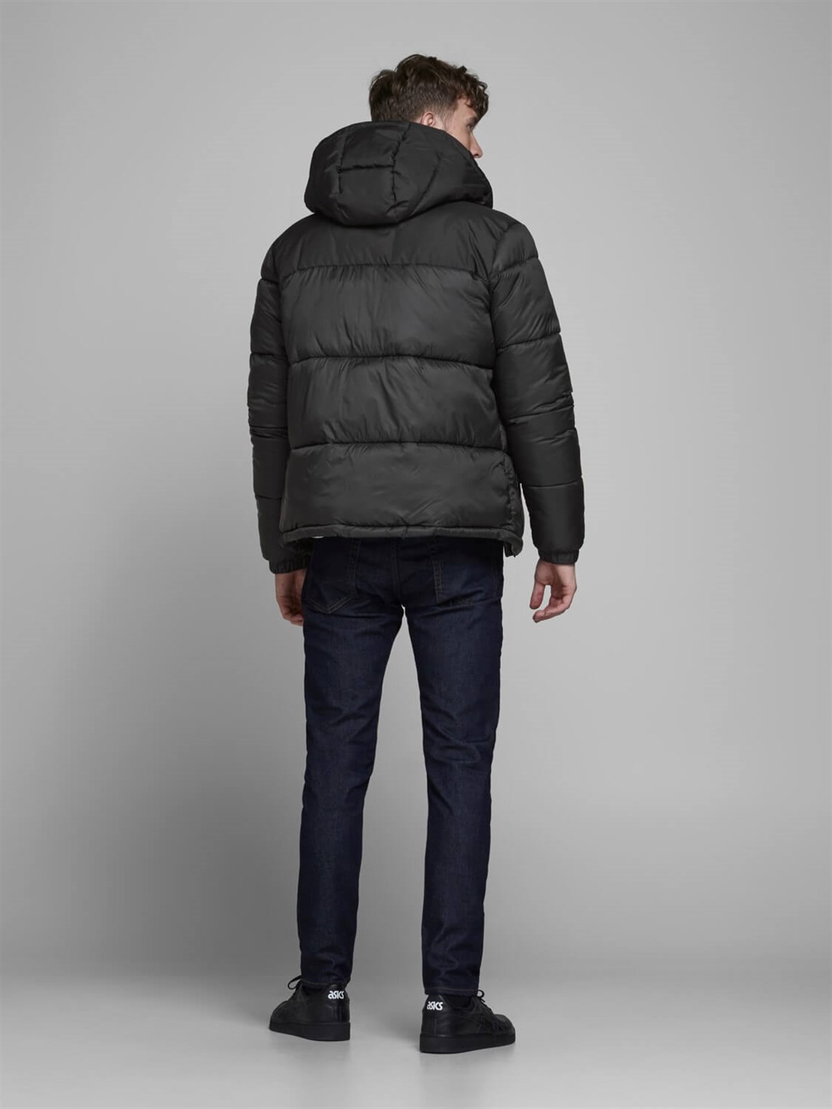 12173867Jack & Jones Jjdrew Puffer Hood Ltn Erkek Mont 12173867