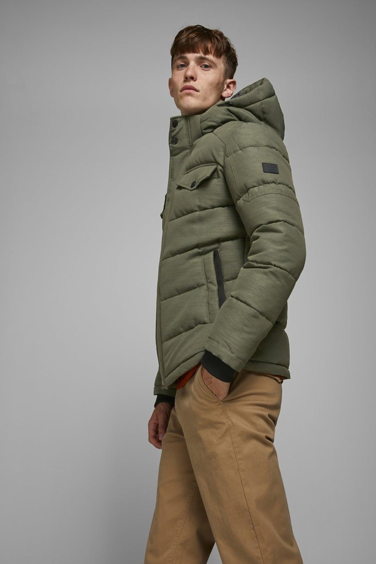12173872Jack & Jones Jjregan Puffer Erkek Mont 12173872