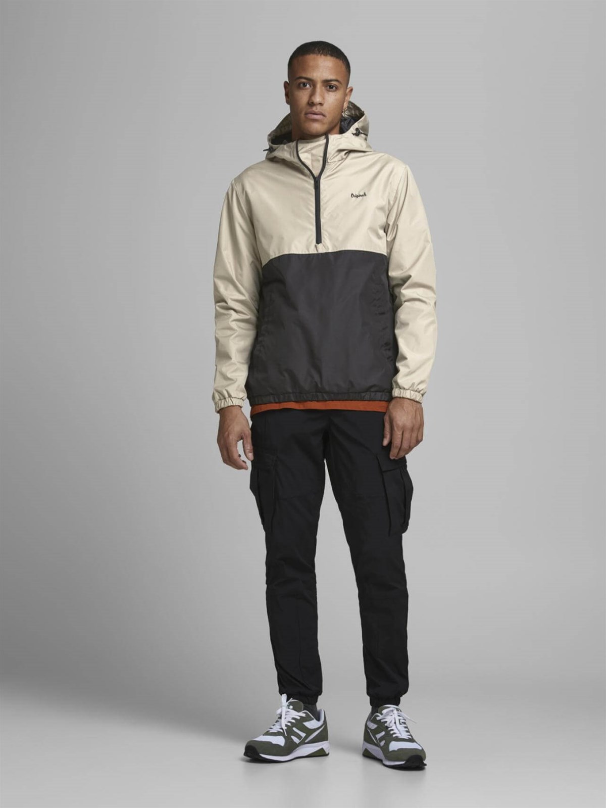 12184993Jack & Jones Jorcooper Anorak Erkek Mont 12184993