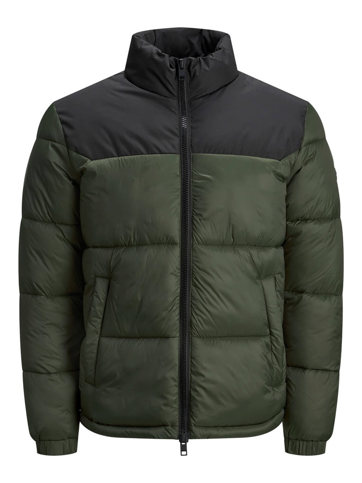 12173866Jack&Jones Jjdrew Puffer Collar Mont-12173866