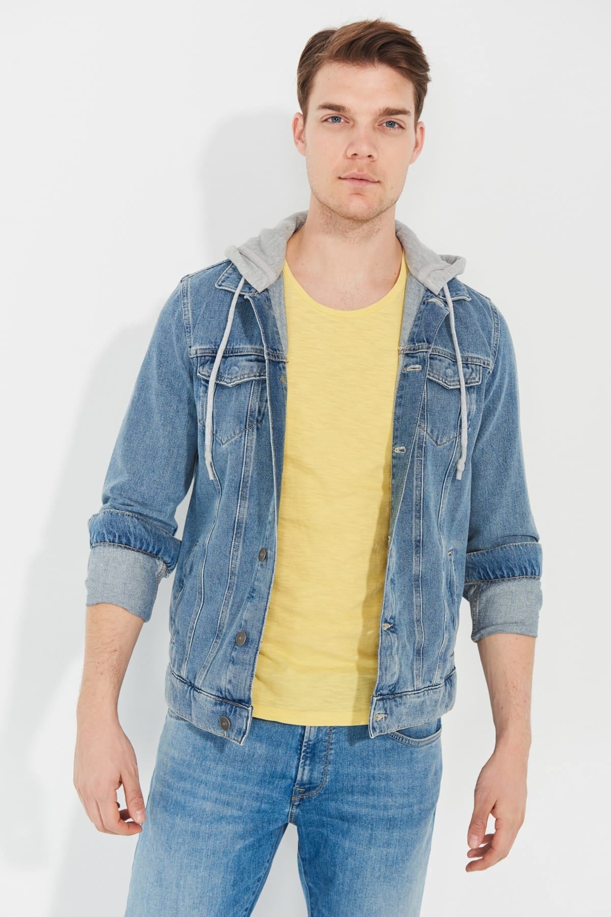 0167929340MAVİ BRANDON Dark  Brushed Comfort-STD