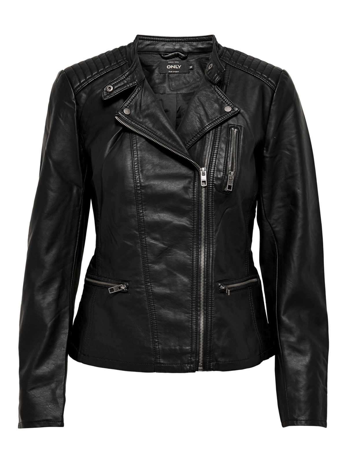15110802Only Onlfreya Faux Leather Biker Otw Noos Kadın Ceket