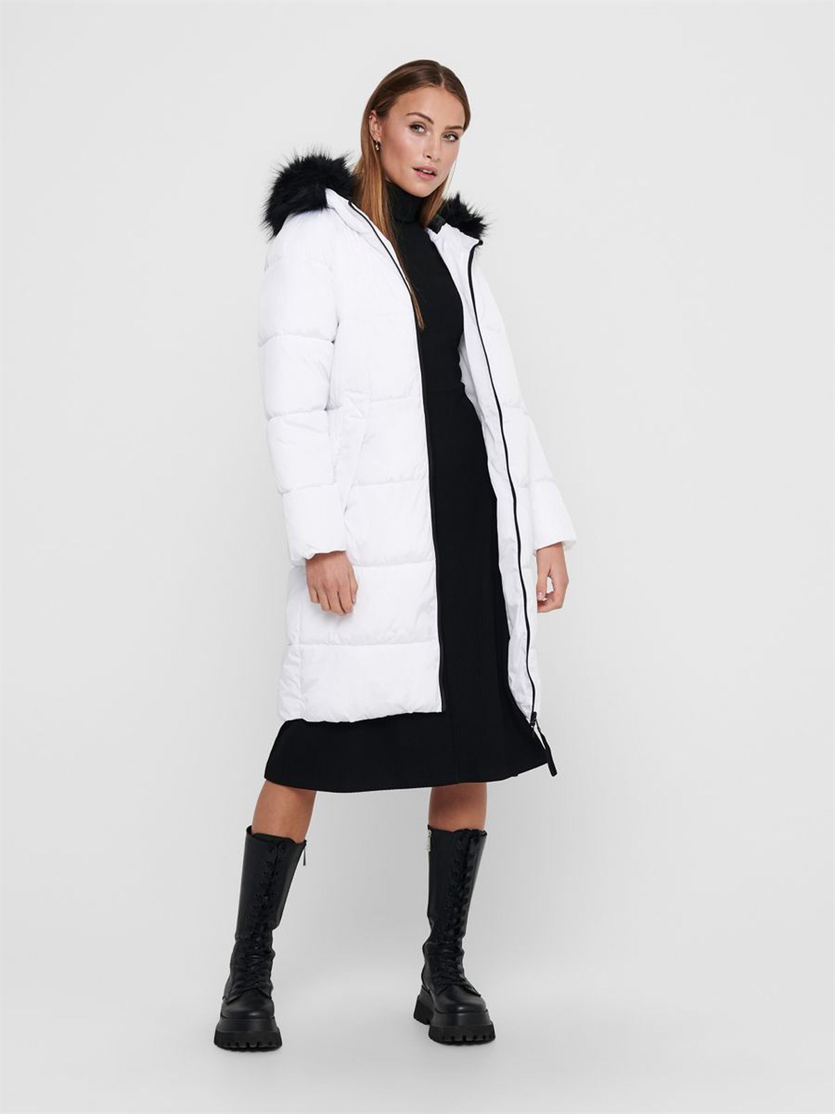 15205637Only Onlmonica Long Puffer Kadın Mont 15205637