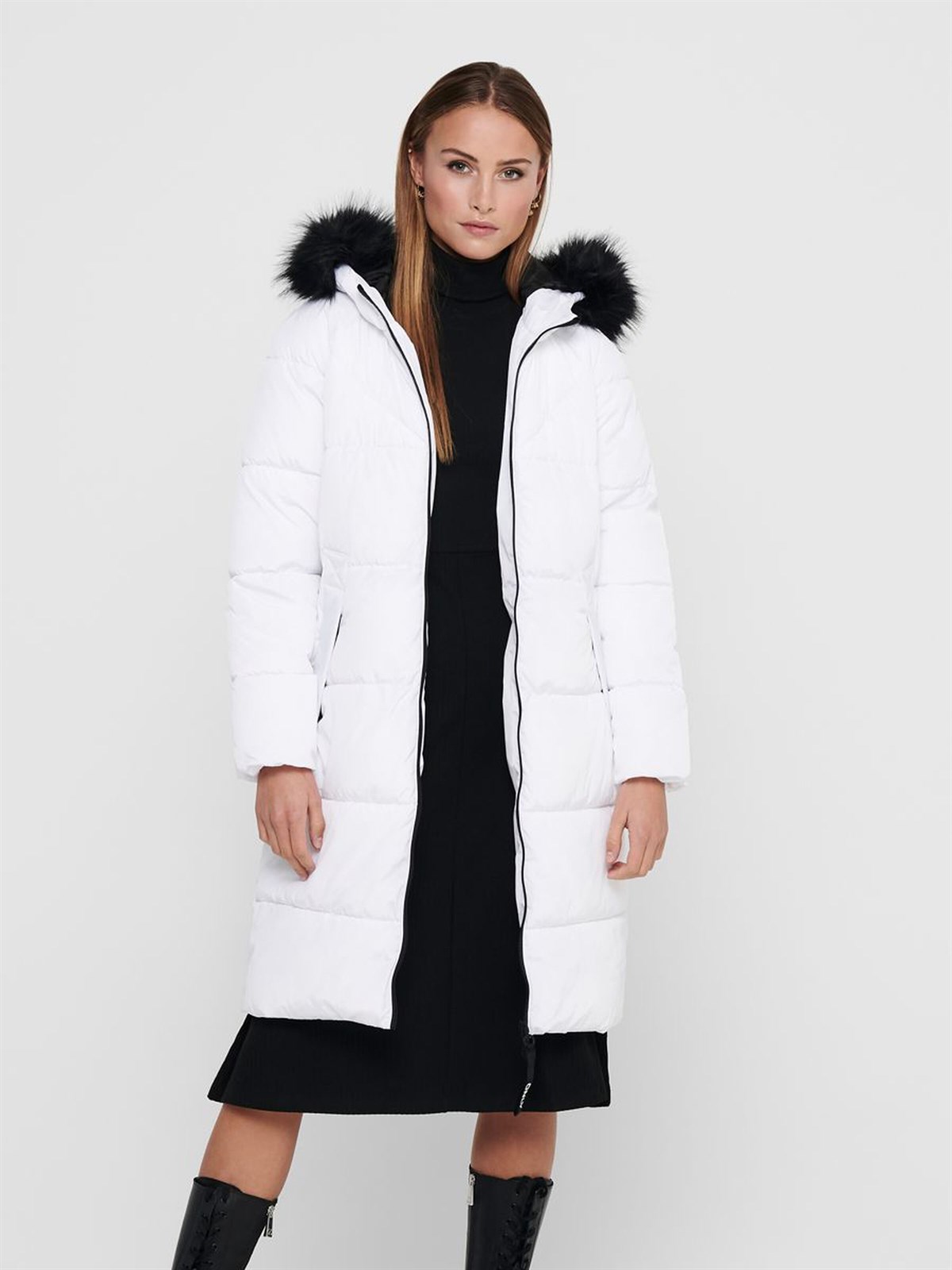 15205637Only Onlmonica Long Puffer Kadın Mont 15205637