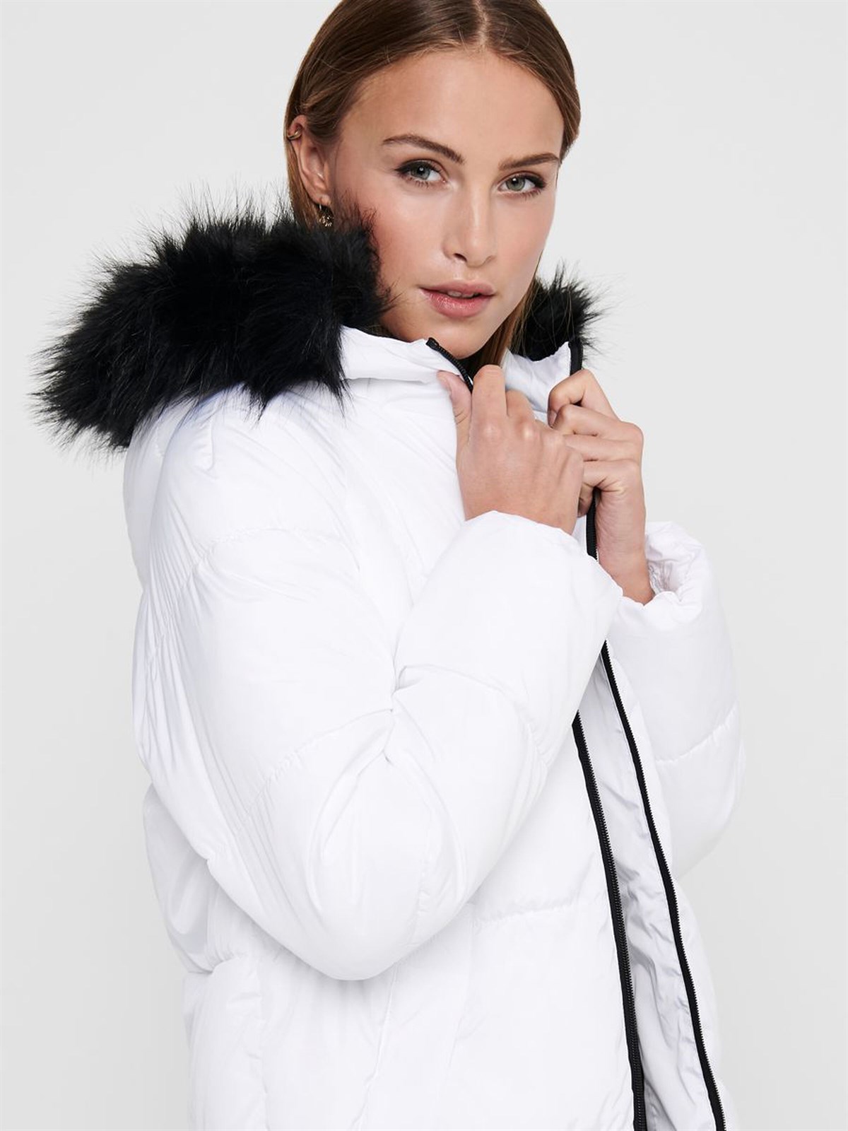 15205637Only Onlmonica Long Puffer Kadın Mont 15205637