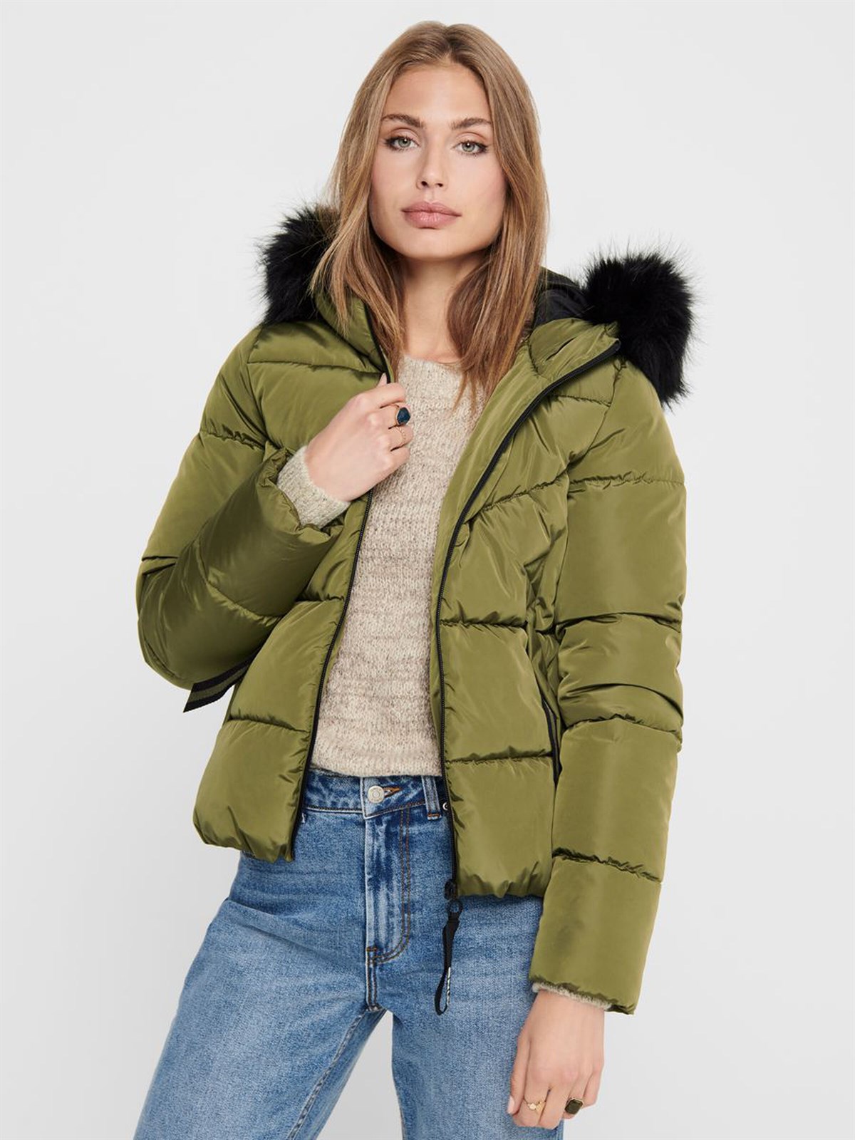 15205638Only Onlmonica Short Puffer Kadın Mont 15205638