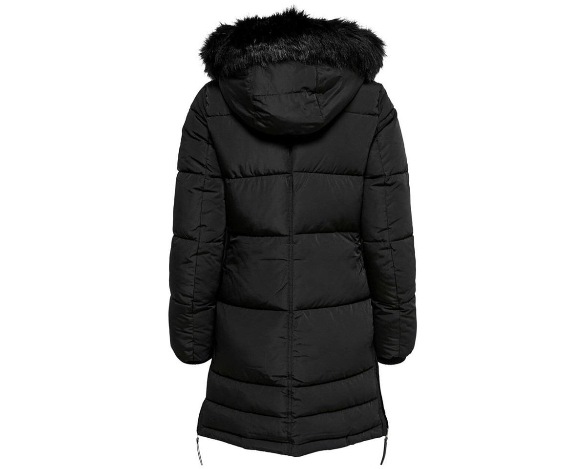 15182370NEBIMV3NEBIMV3|15182370|BlackONLY ONLRHODA WINTER COAT OTW KADIN MONT - 15182370-BLACK