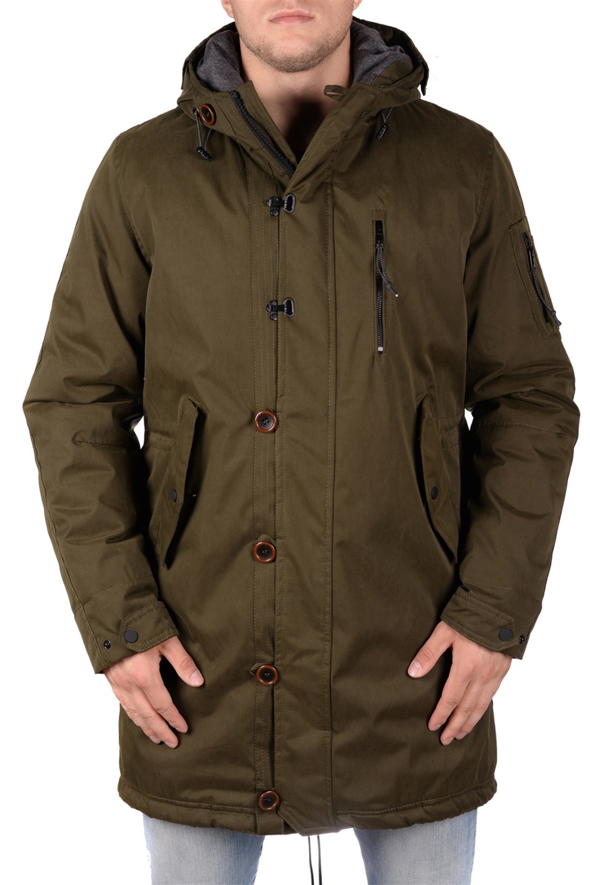 20K5616 08Pointback Haki Erkek Mont