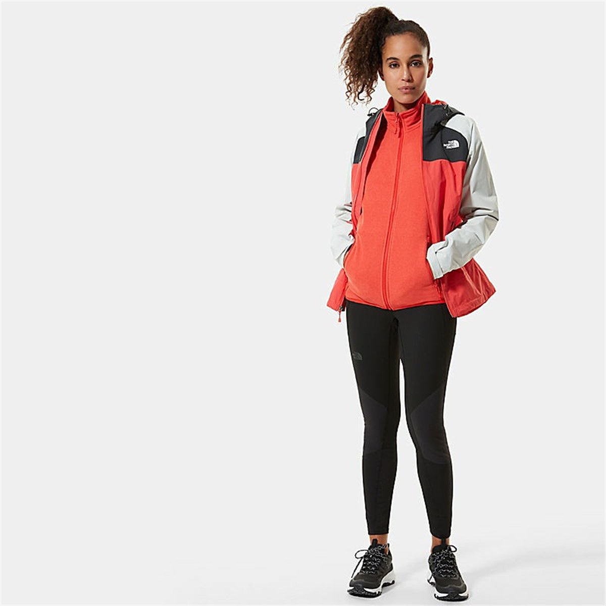 NF0A2UAUNXG1The North Face W 100 Glacier Full Zip Kadın Mont - NF0A2UAUNXG1