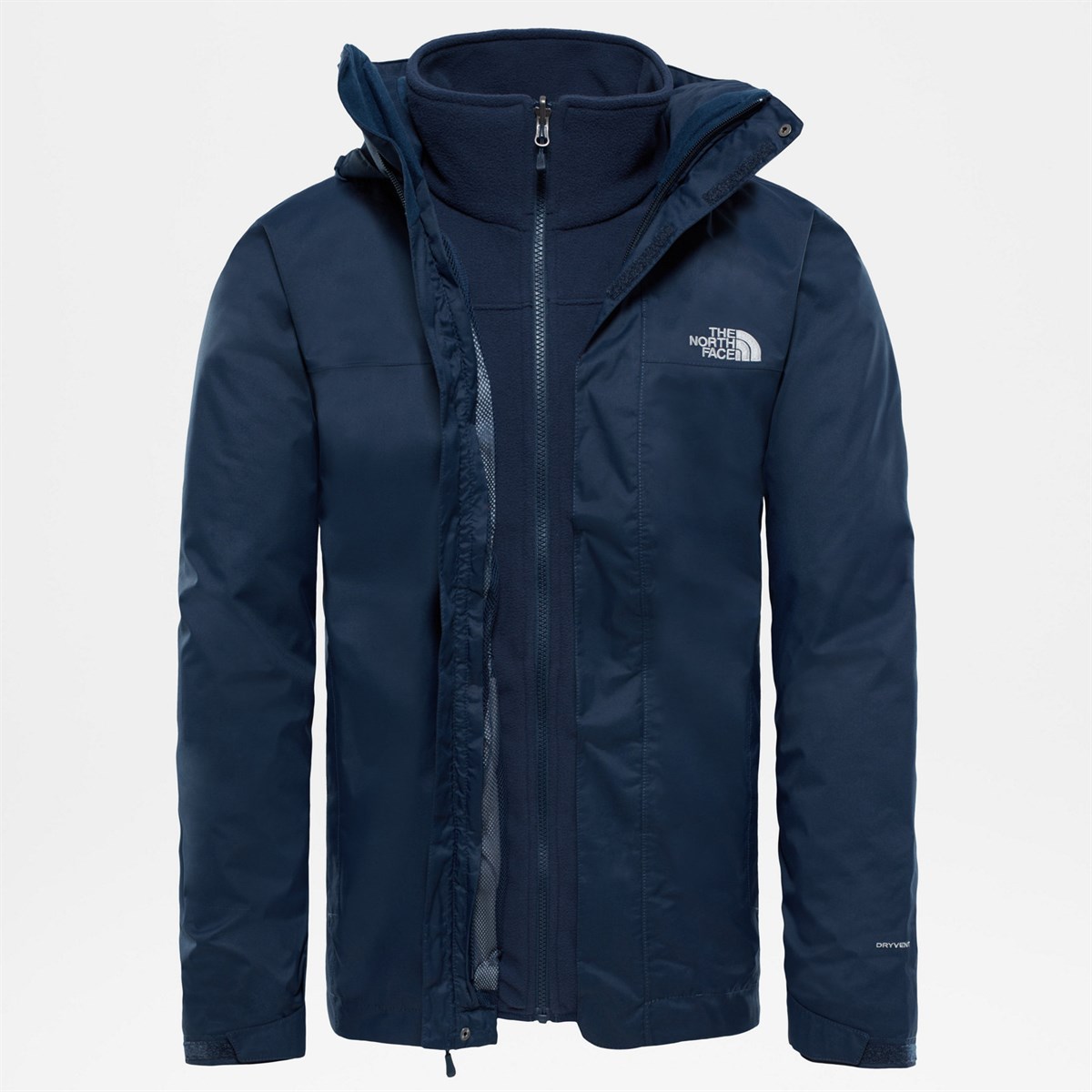 NF00CG55JK3Tnf M Evolve II Triclimate Siyah Erkek Mont