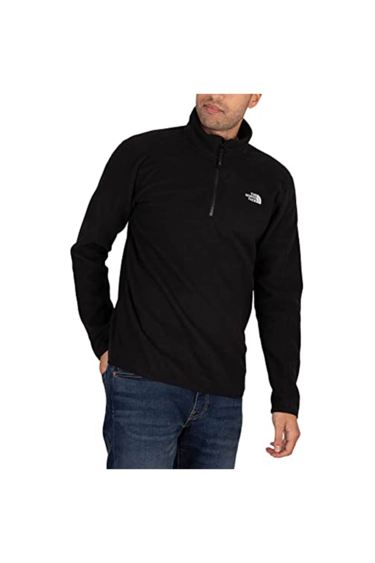 NF0A4M9TJK31Tnf M Resolve Fleece 1/4 Siyah Erkek Polar