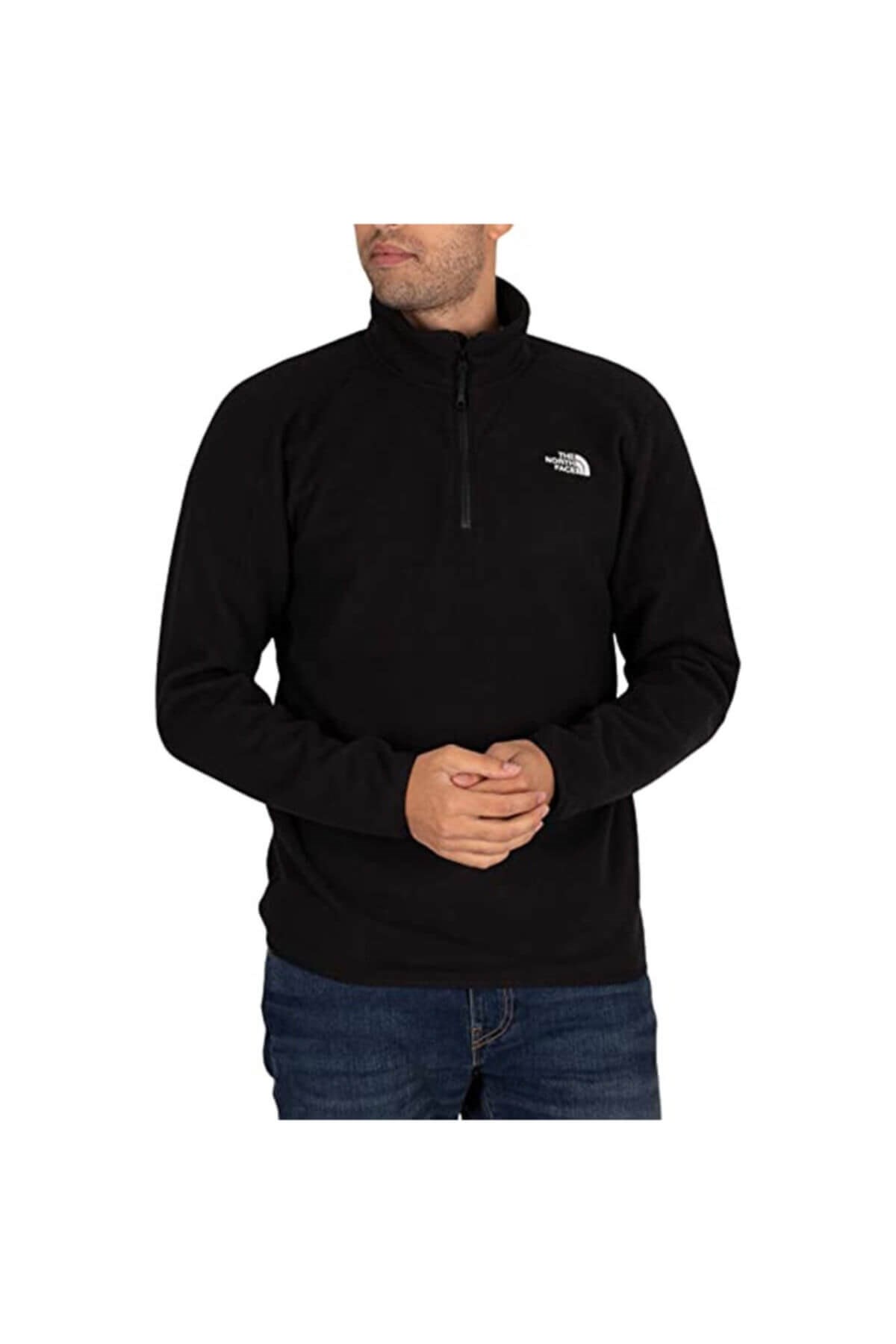 NF0A4M9TJK31Tnf M Resolve Fleece 1/4 Siyah Erkek Polar