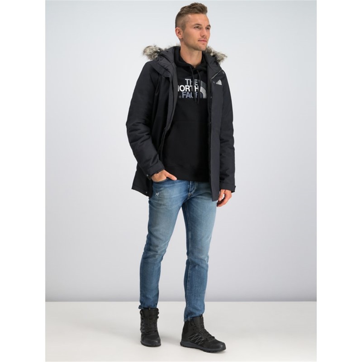 T92TUIJK3NEBIMV3NEBIMV3|T92TUIJK3|SİYAHTNF M ZANECK JACKET ERKEK MONT - T92TUIJK3-SİYAH