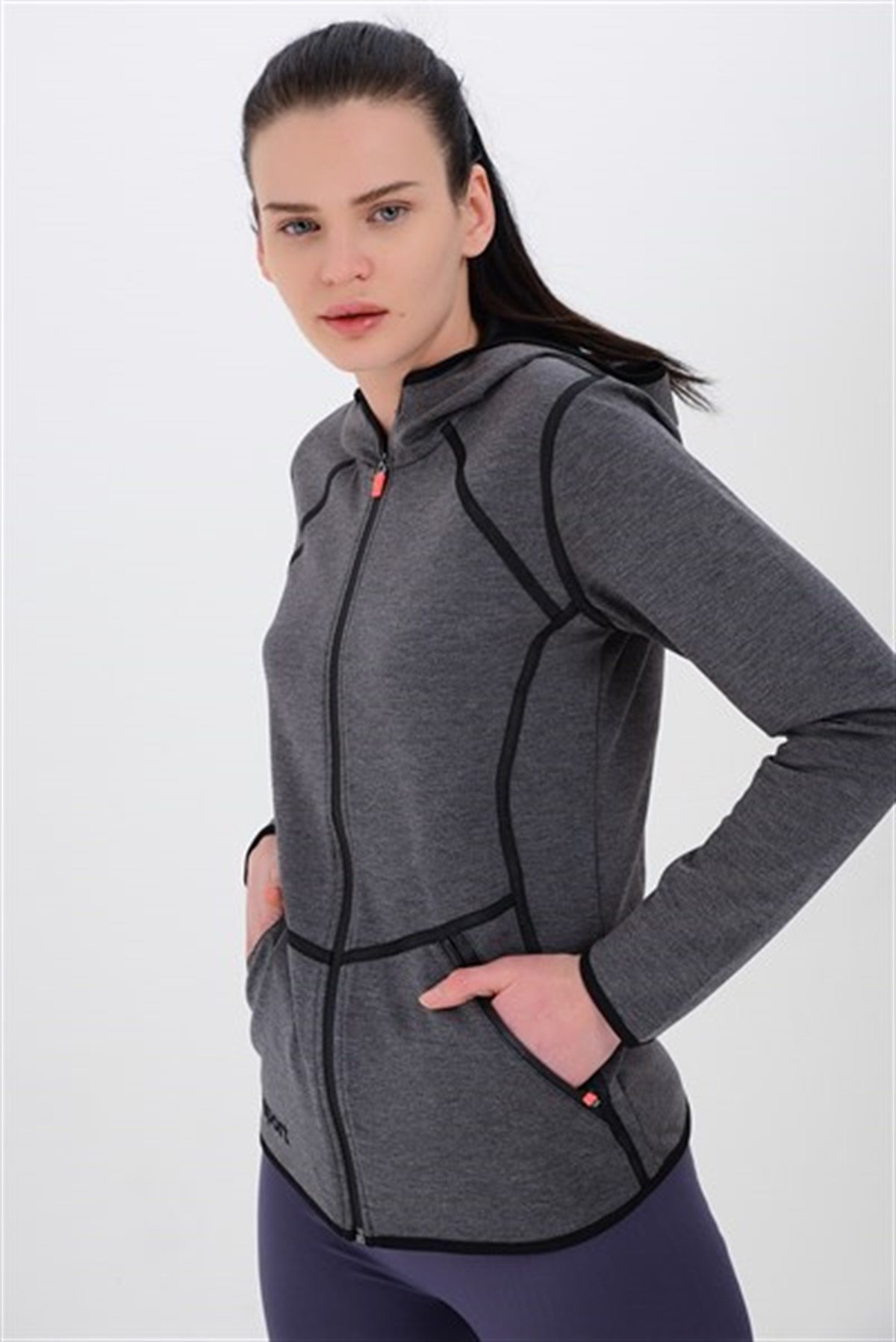 12.10.011.004.093.053SWEAT POLY. KAPŞONLU PINK W