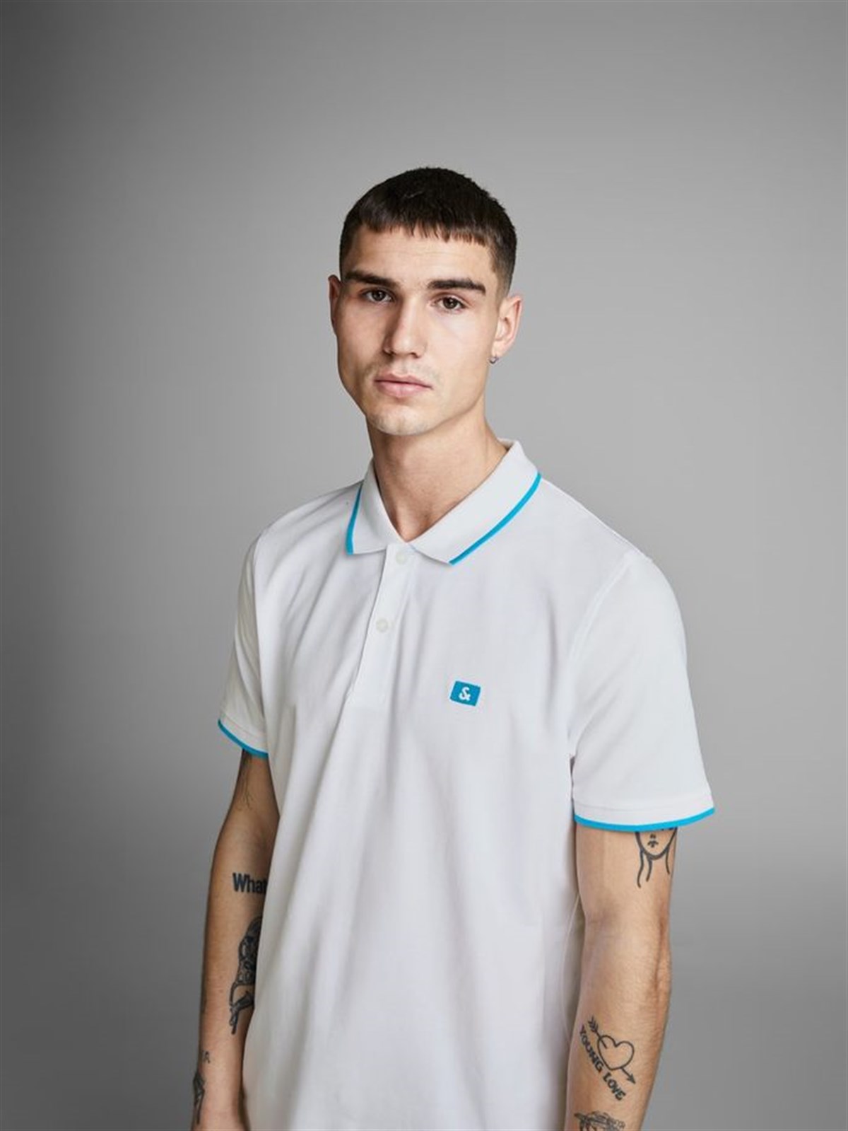 12147114NEBIMV3NEBIMV3|12147114|WhiteJACK & JONES JJESTONE POLO SS NOOS ERKEK T-SHIRT-White